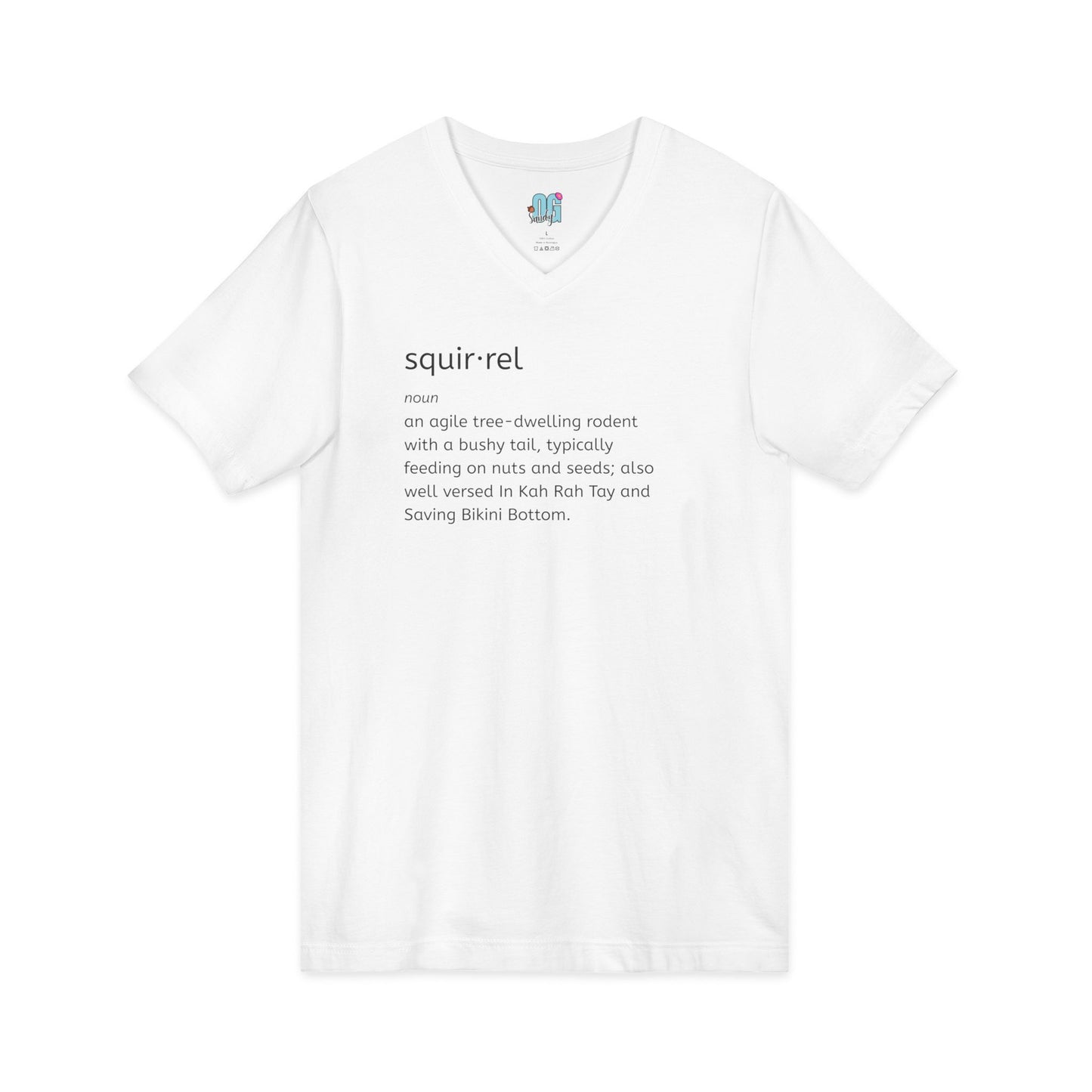 Squirrel V-Neck Tee