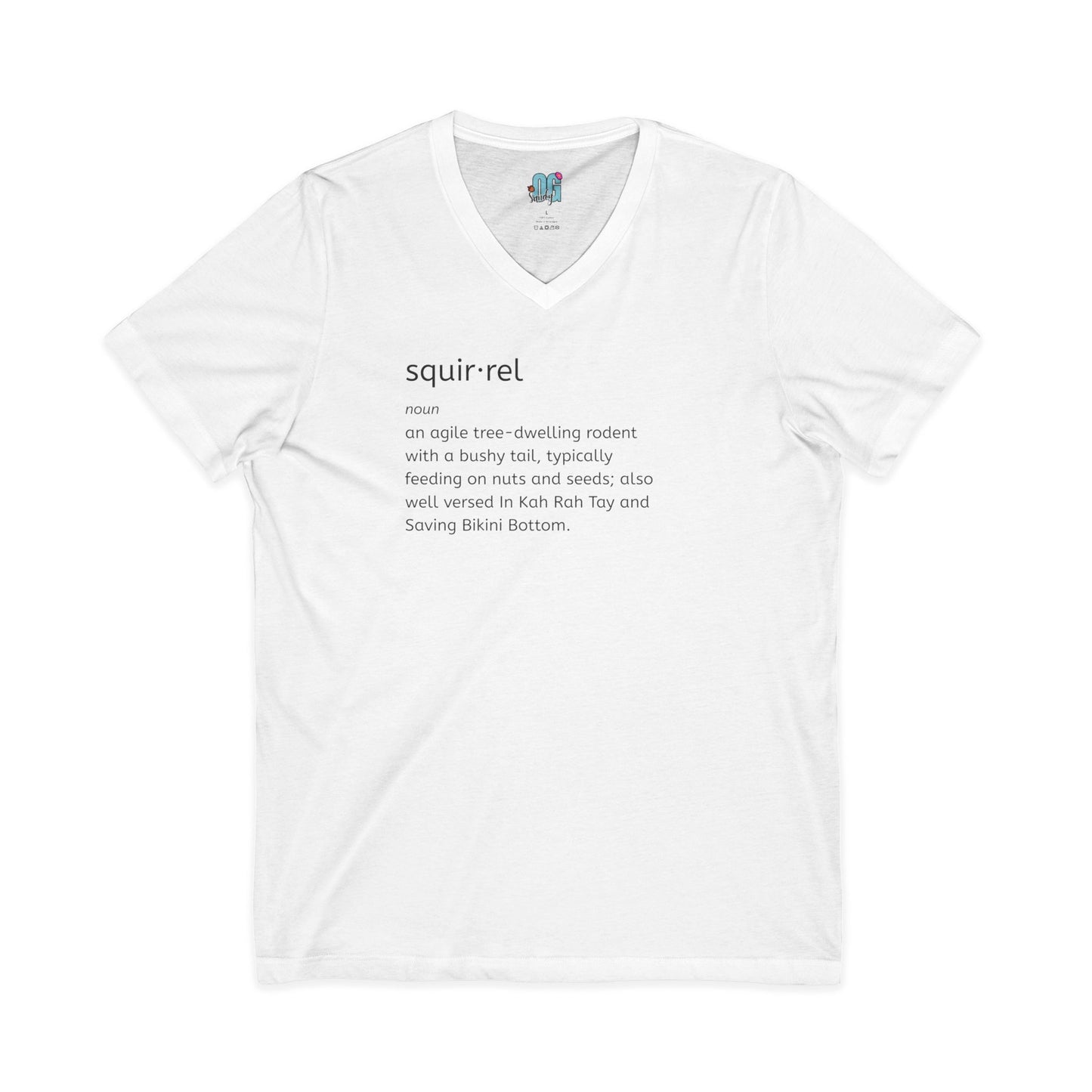 Squirrel V-Neck Tee