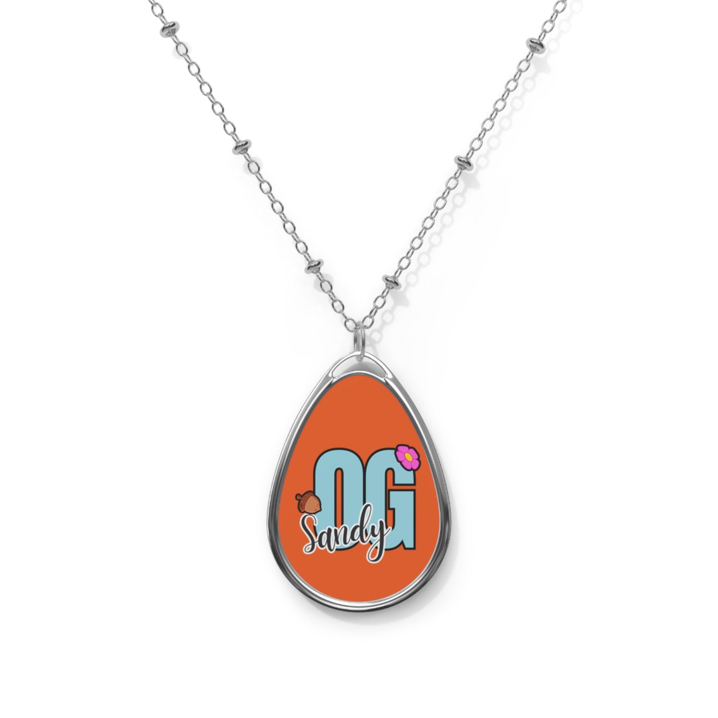 OG Sandy Oval Necklace